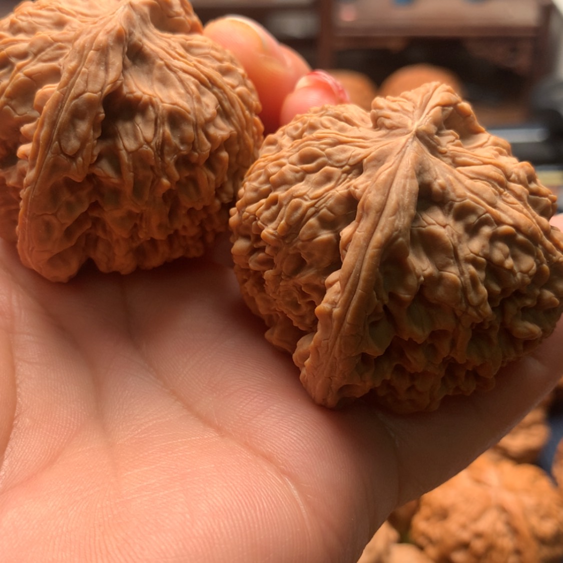 【闪购商品】把件文玩核桃小*计南疆48