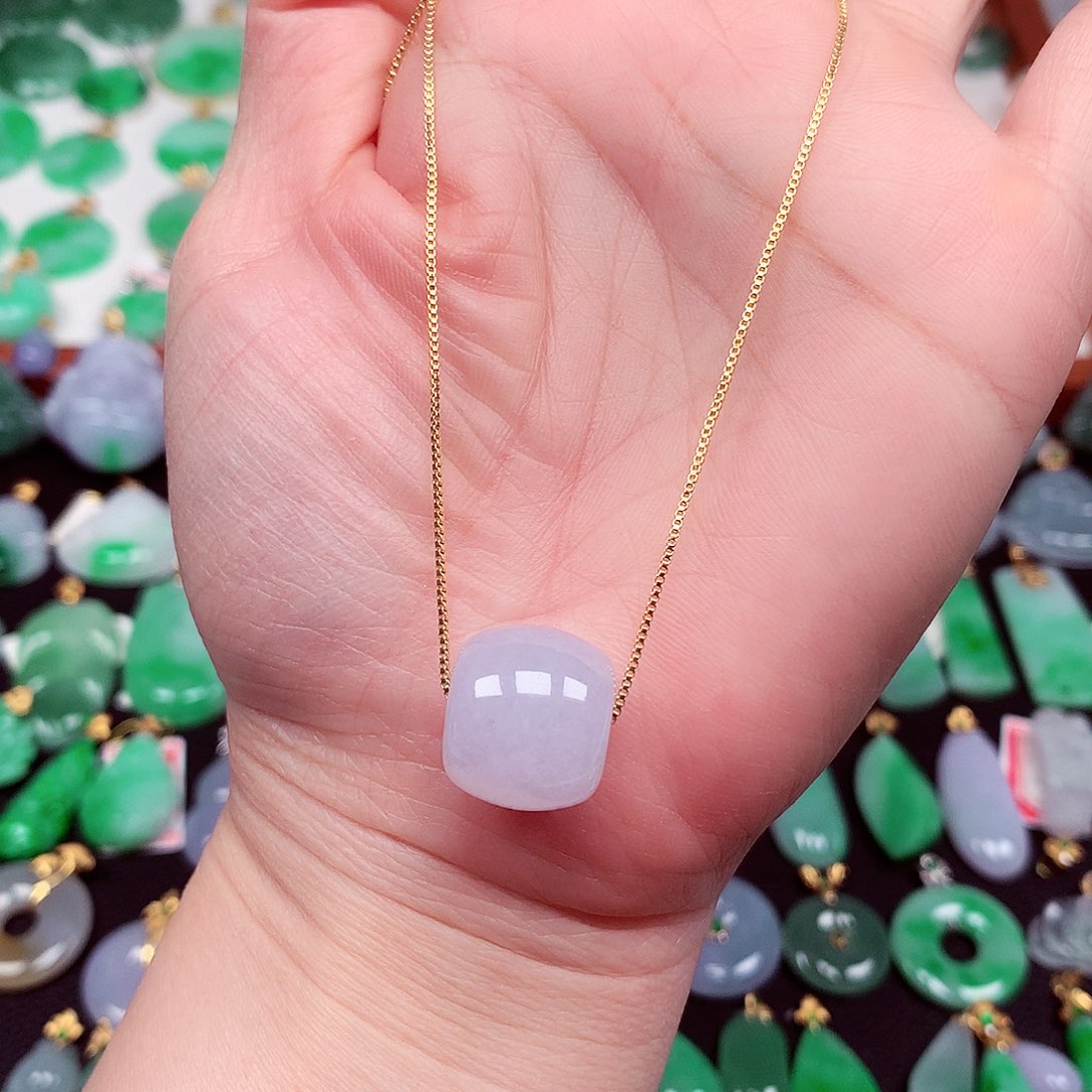 翡翠未镶嵌颈饰天然翡翠A货