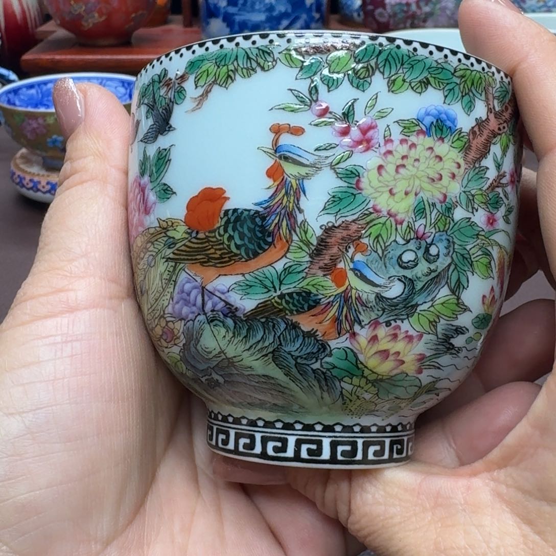 瓷片景德镇仿古手工制作精品展示