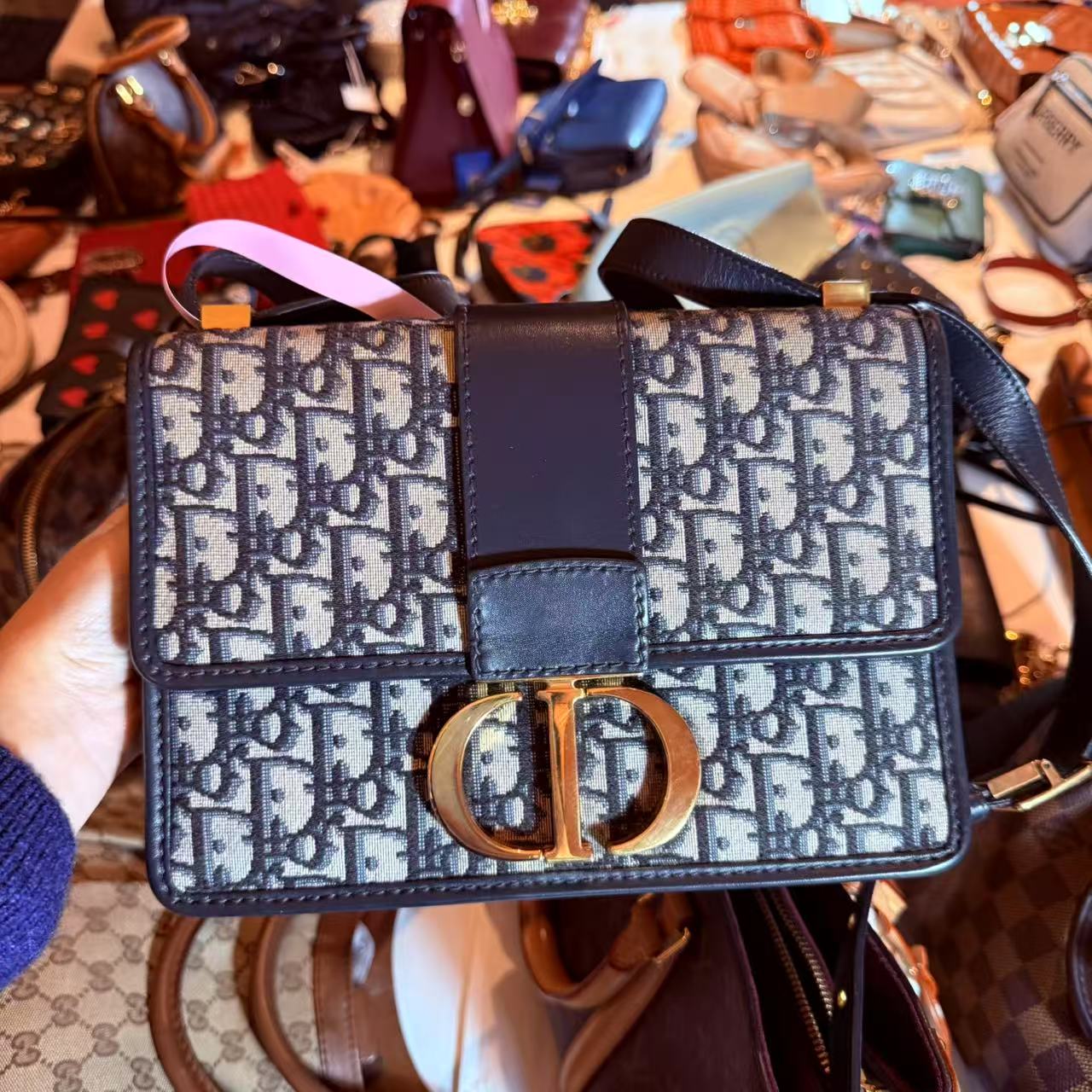 95新 DIOR/迪奥 老花蒙田包/美美在包展