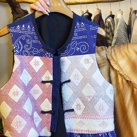 织绣手工制作衣服