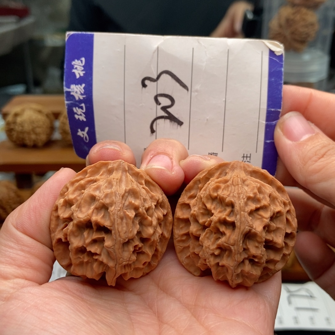 文玩核桃把件38苹果园