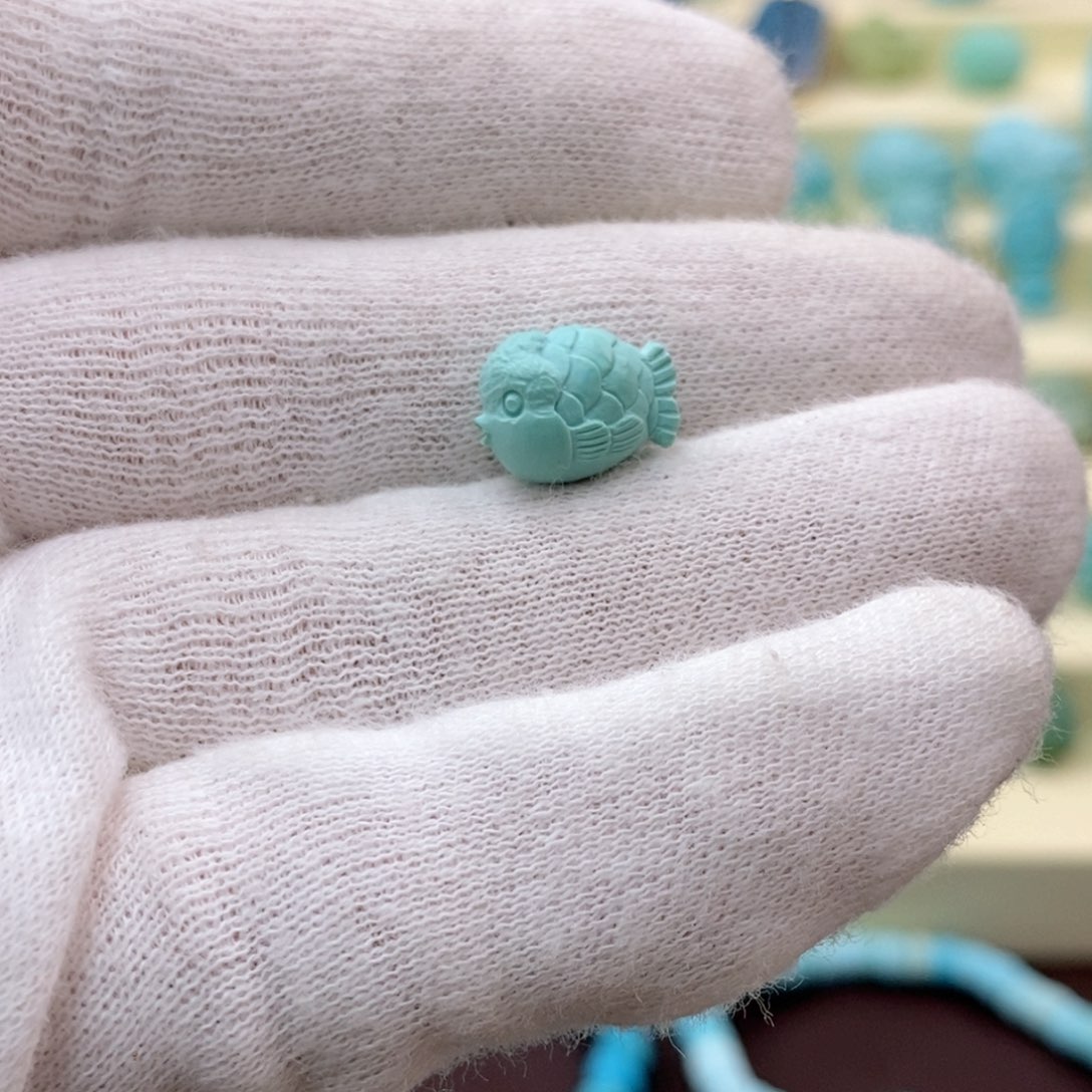 绿松石珠宝奇石未镶嵌