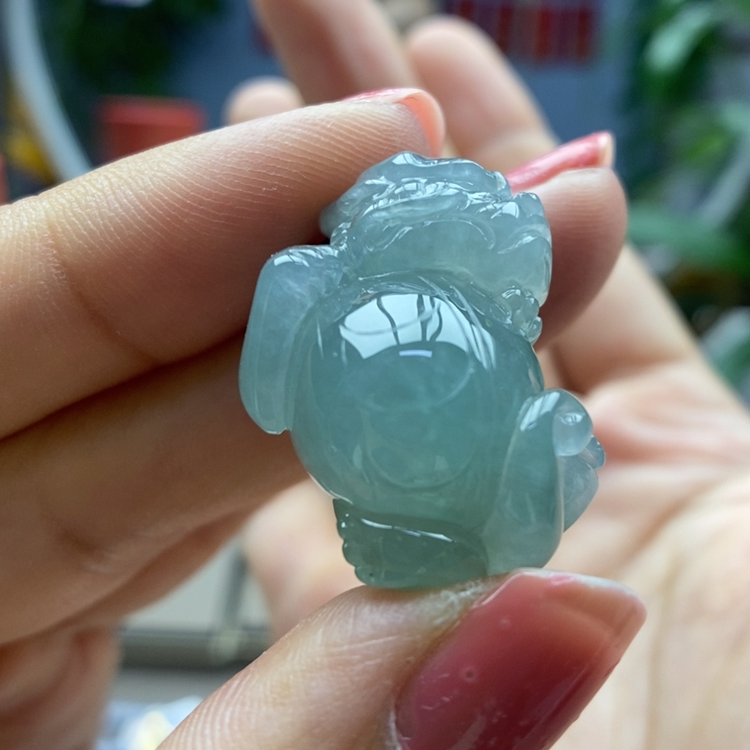 翡翠未镶嵌颈饰吊坠21