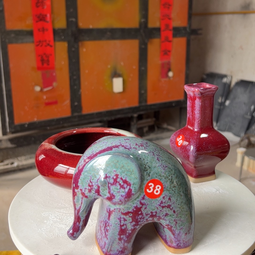 摆件郑家钧窑摆件