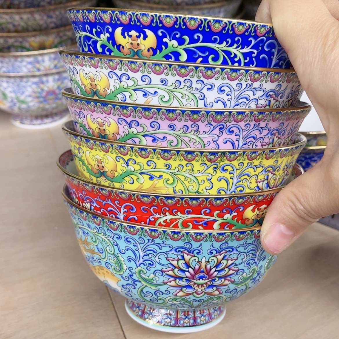【闪购商品】骨瓷5寸6个…………………………