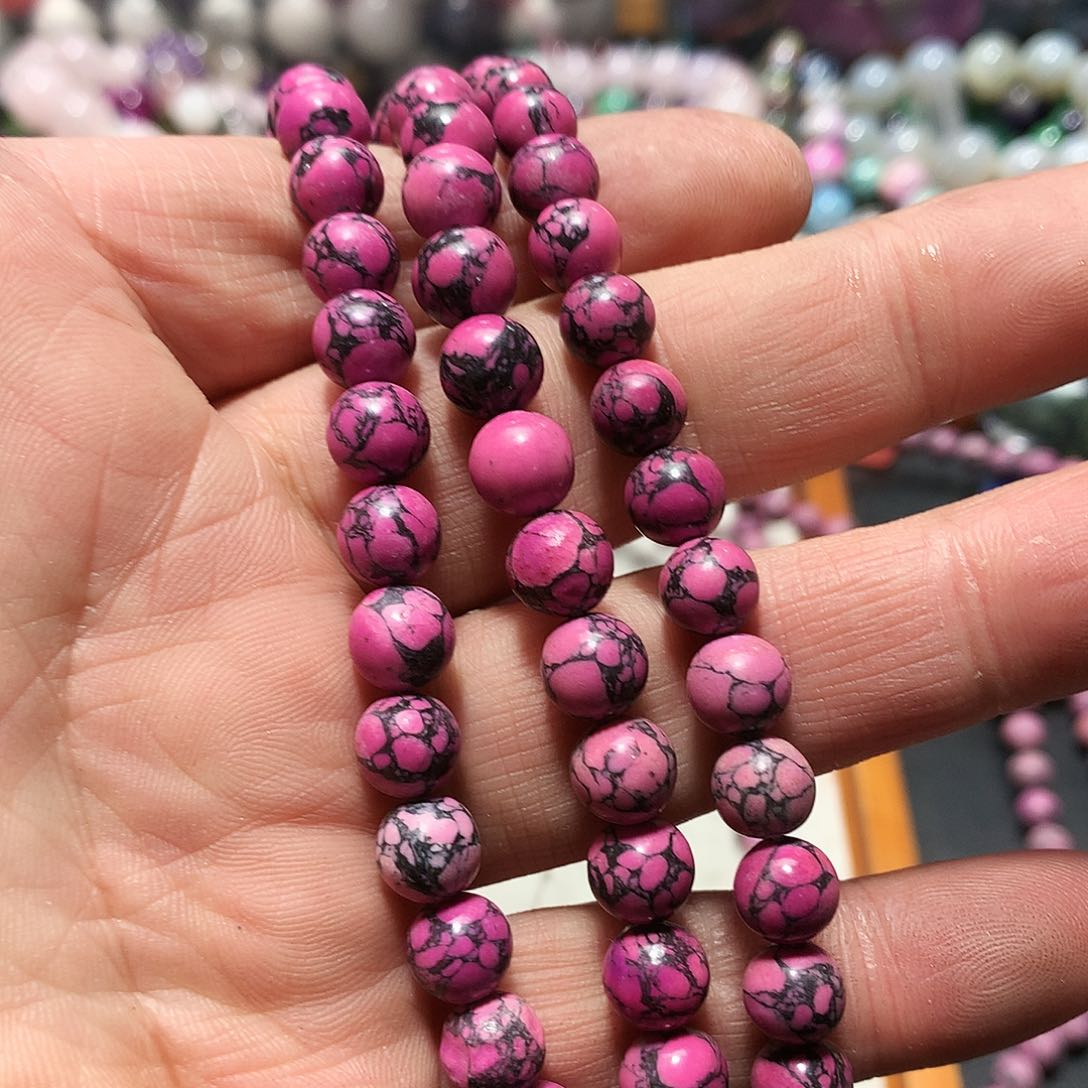 未镶嵌手串玛瑙/玉髓卡8三条散珠