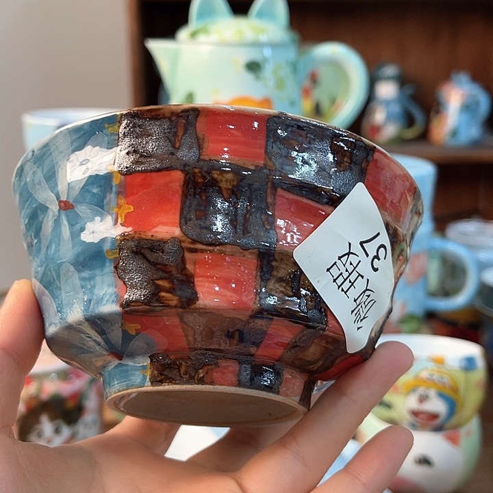 陶景德镇釉下手绘陶瓷 