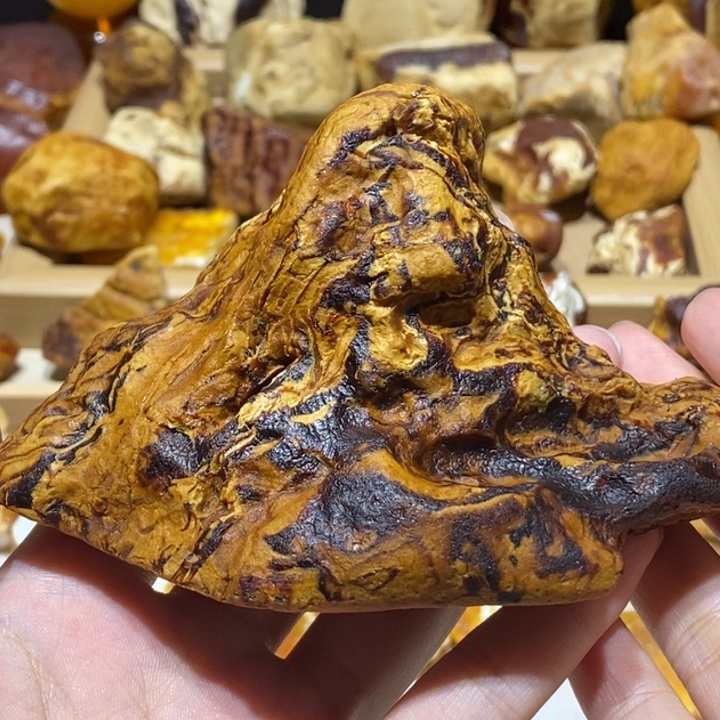 知***乐定制琥珀蜜蜡原石