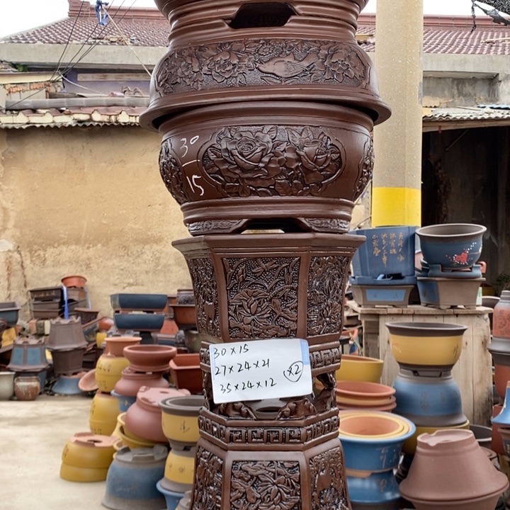 紫砂花盆紫砂器，紫砂器，紫砂壶