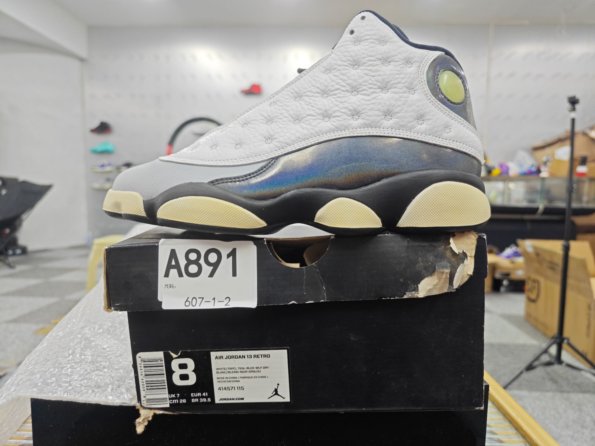Nike aj13灰白低帮 41码 全新原盒 12月2