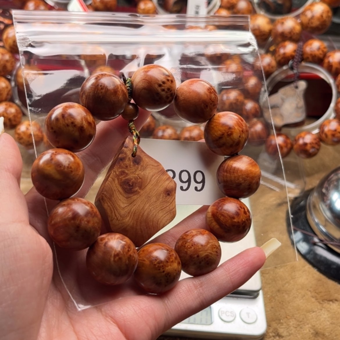 【闪购商品】柏木（崖柏）手串/手链20金刚骨料