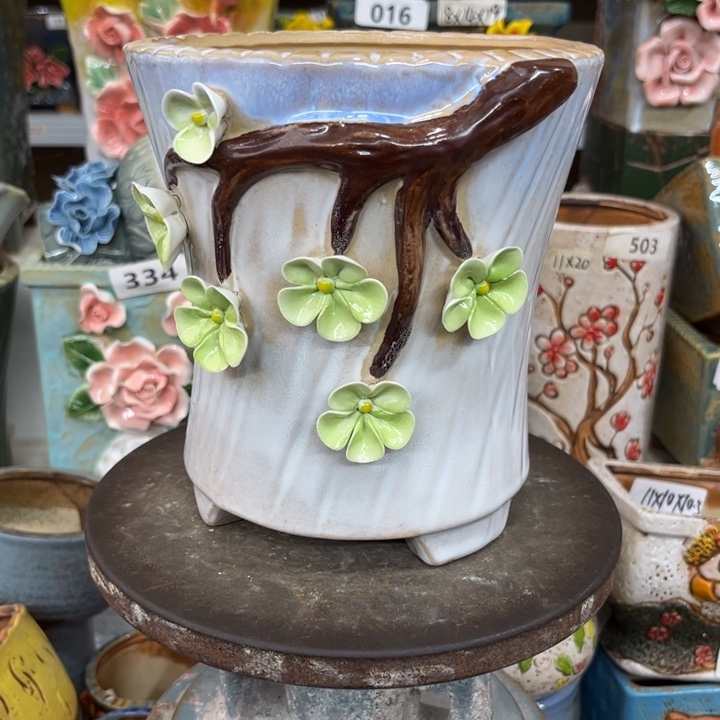 紫砂花盆粗陶材质多肉花盆