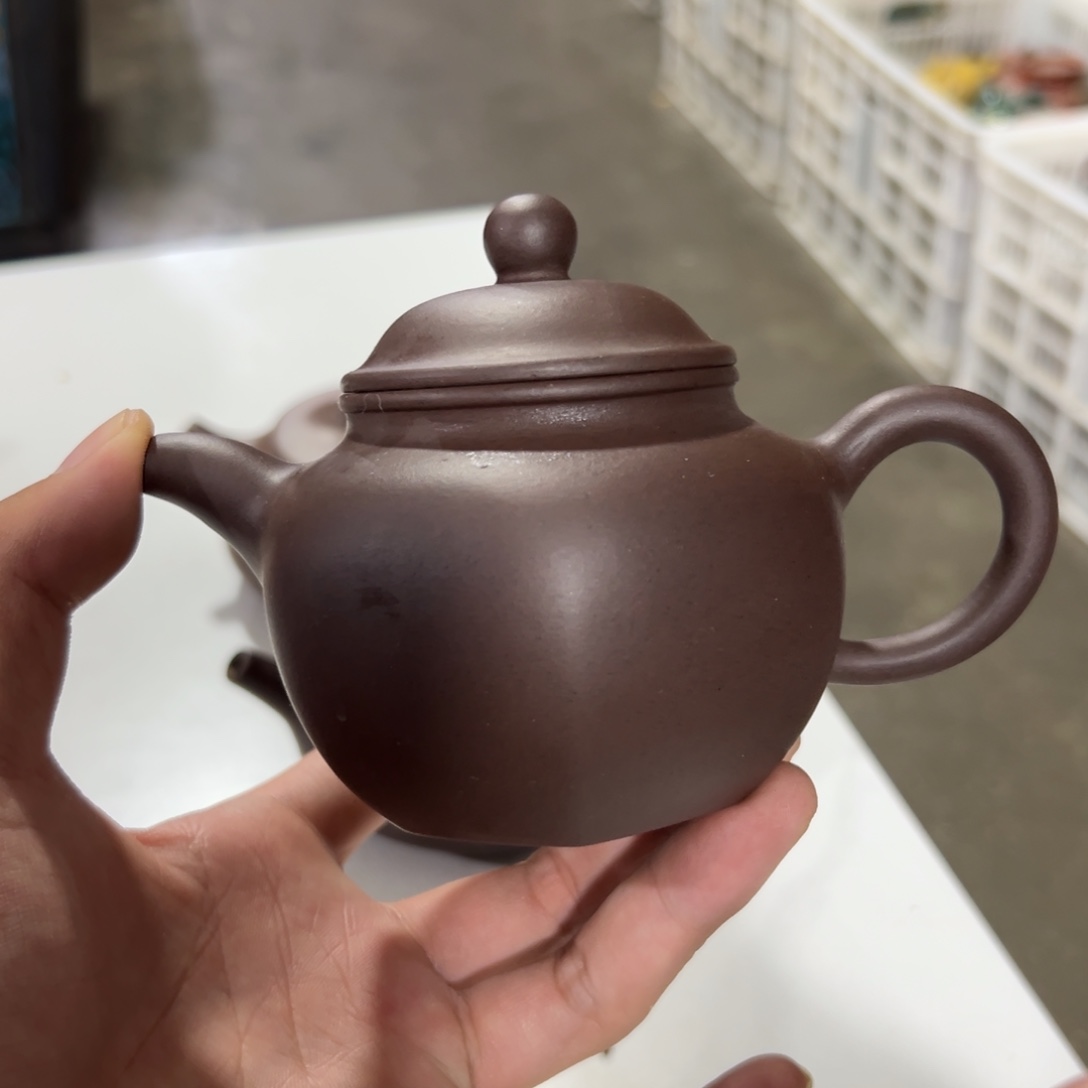 紫砂茶壶老厂紫砂壶一件！
