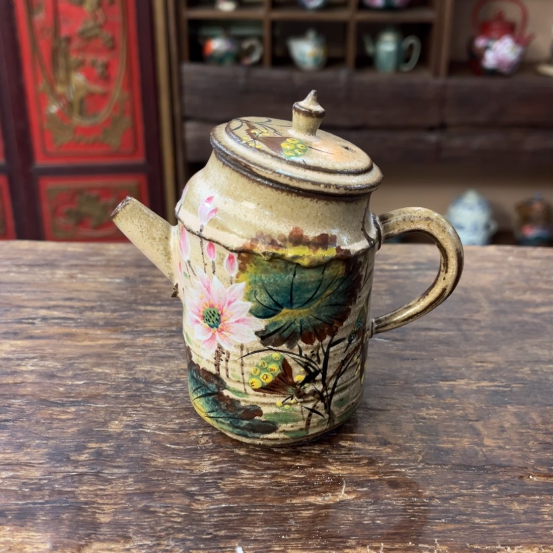 柴烧手工手绘陶瓷