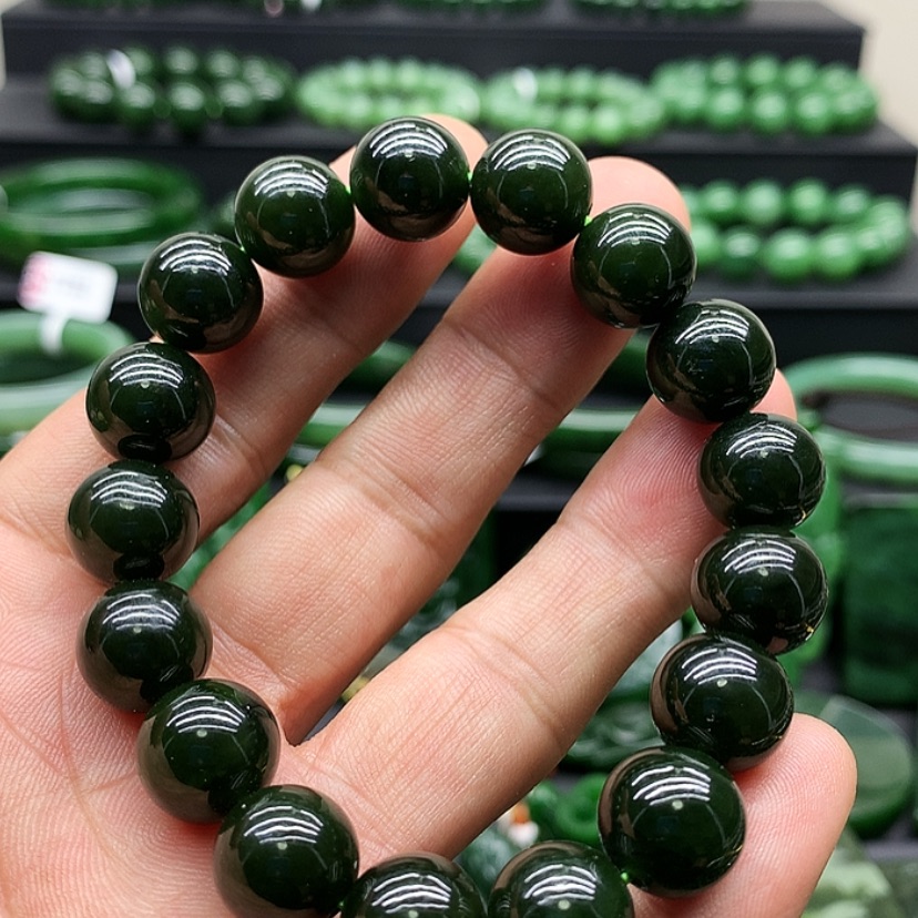 【闪购商品】和田玉（碧玉）手链未镶嵌