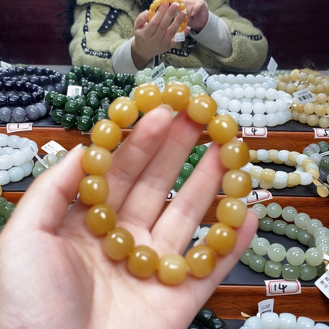 和田玉手链未镶嵌