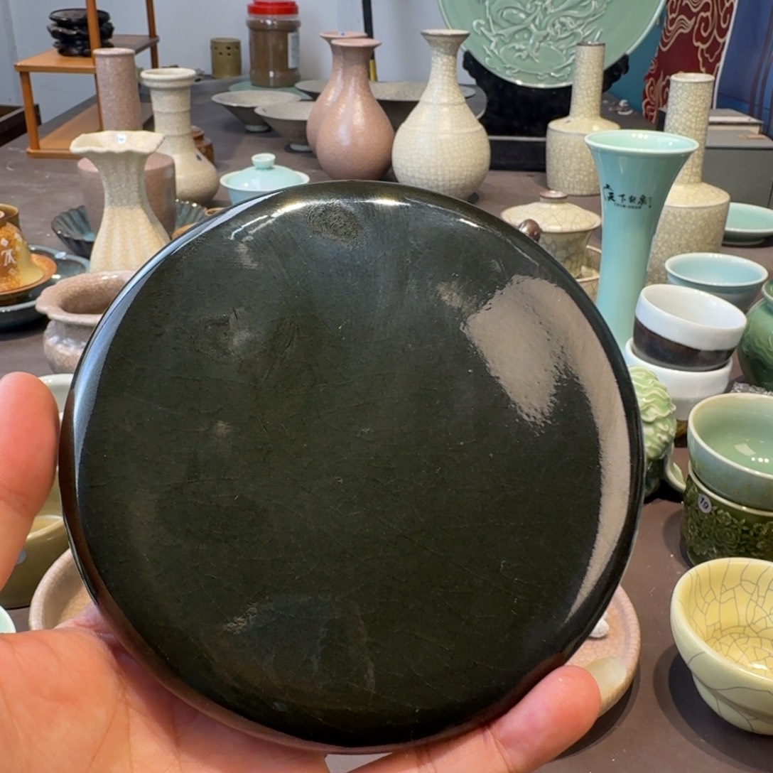 龙潭青瓷茶具微瑕