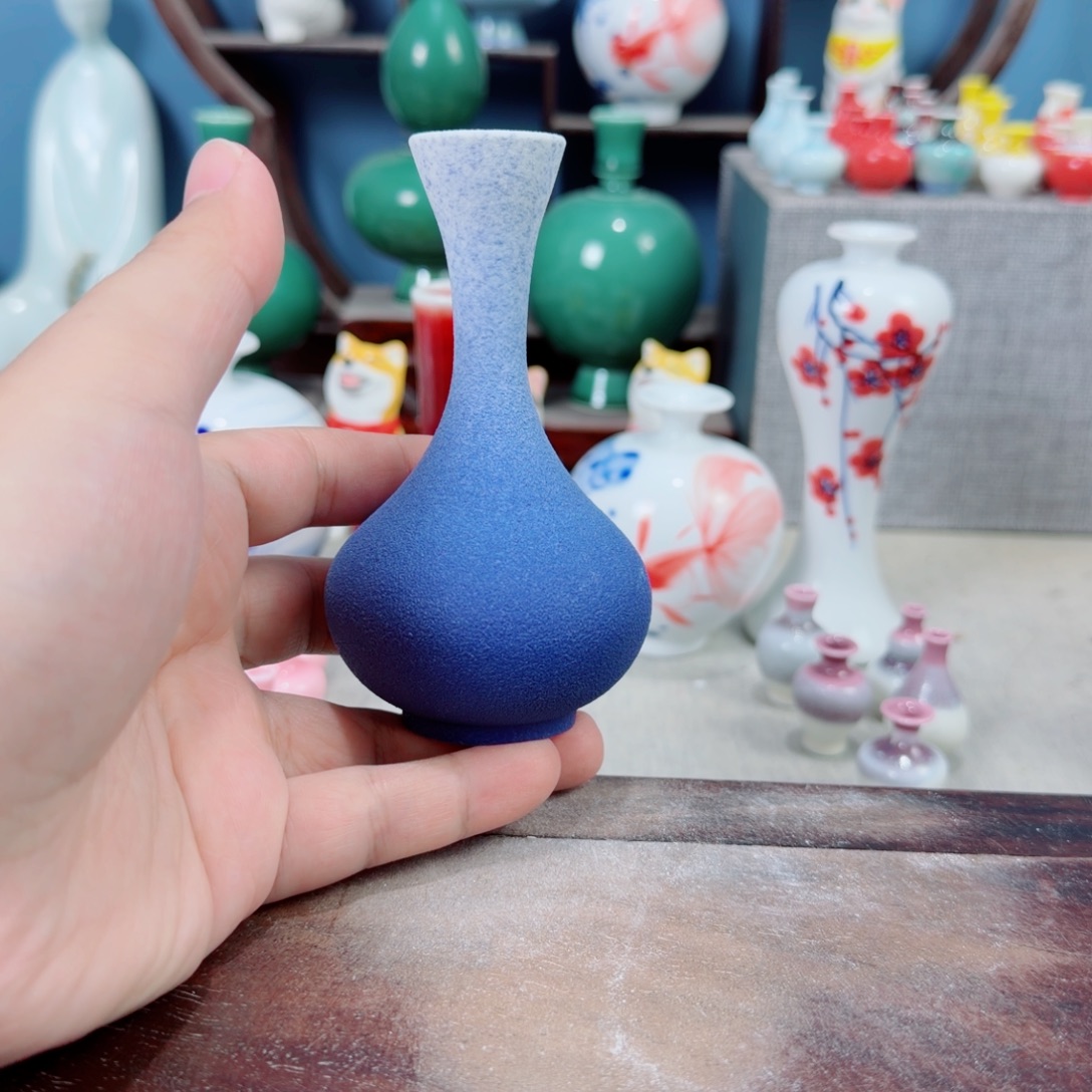 陶瓷手工小花器摆件