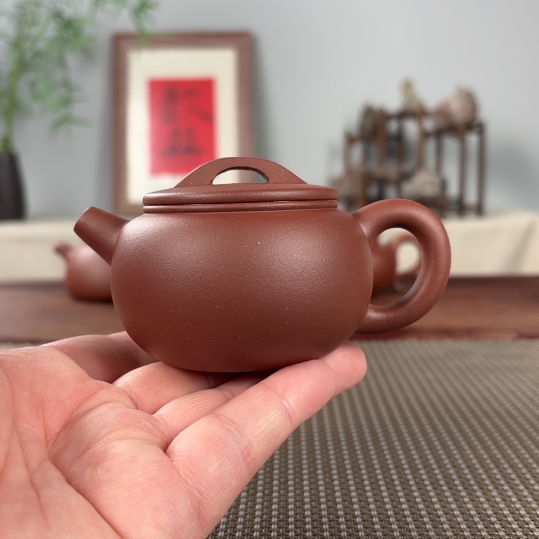 紫砂茶壶黄龙山原矿紫砂壶150