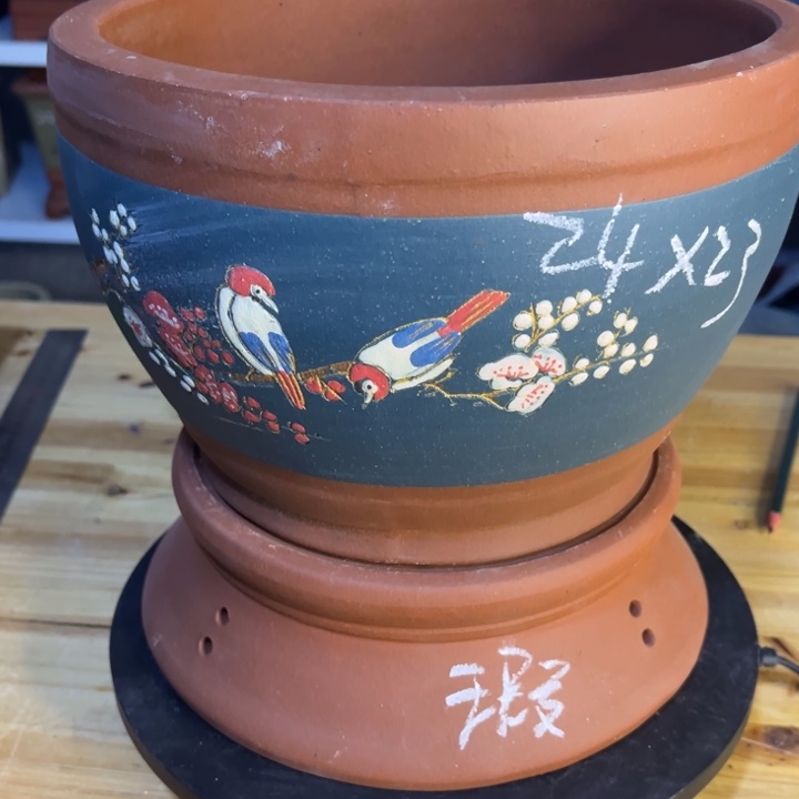 紫砂花盆紫砂花盆