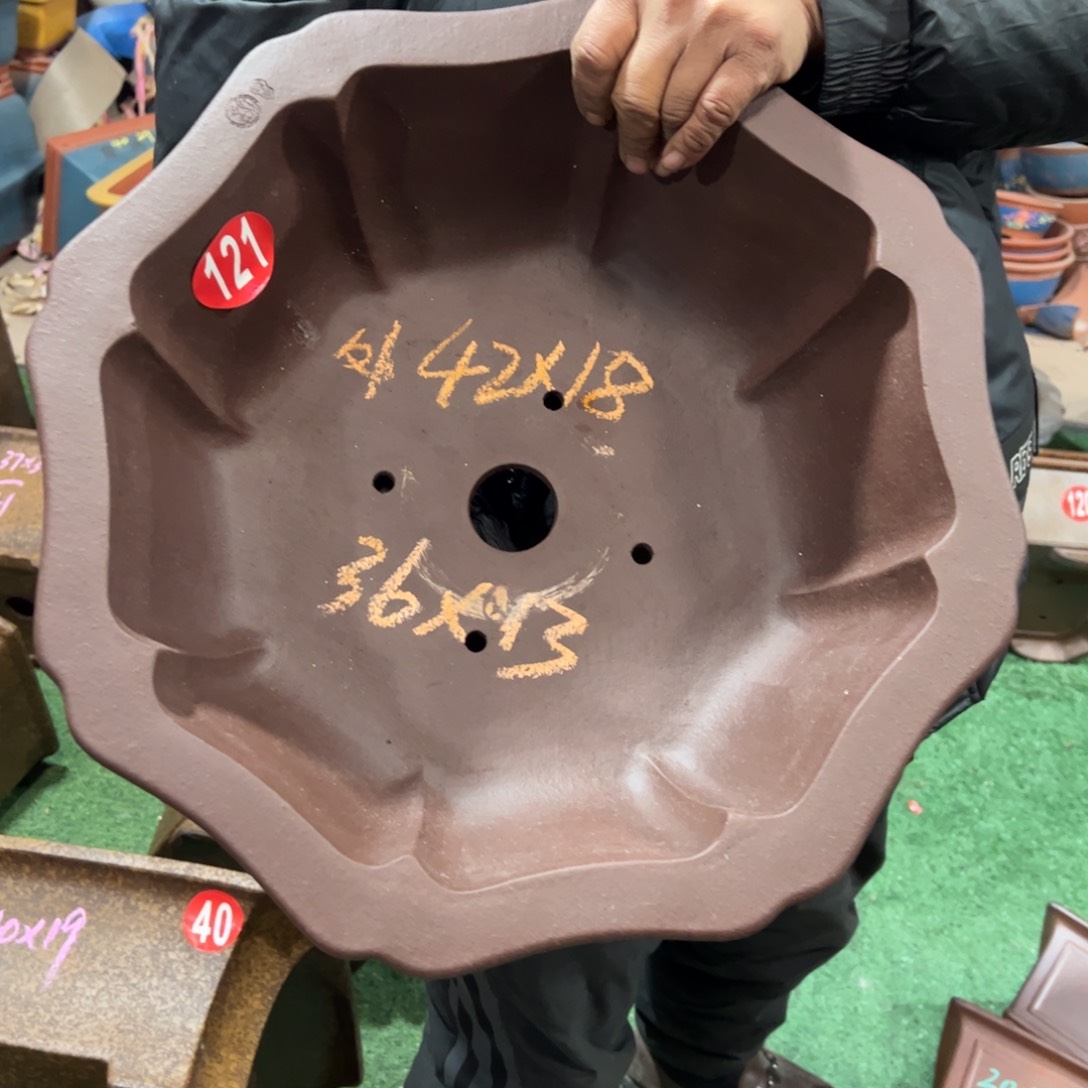 紫砂花盆紫砂花盆