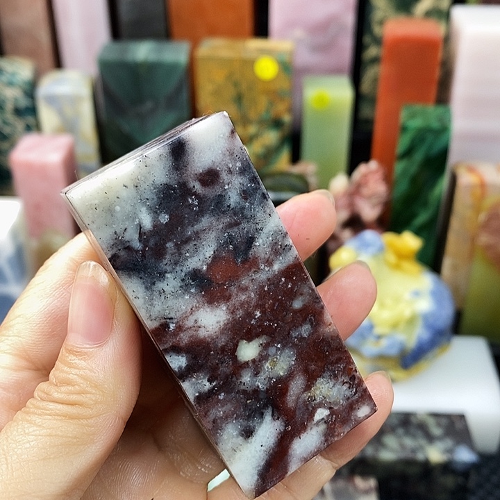 凤***歌印石青田石老挝石头