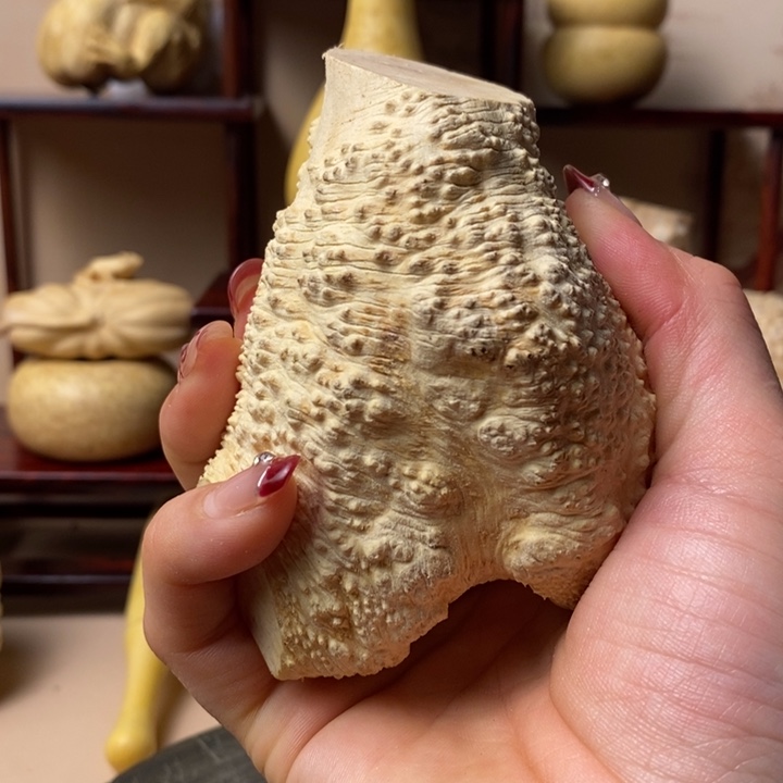 香榧木随*黄杨木手把件