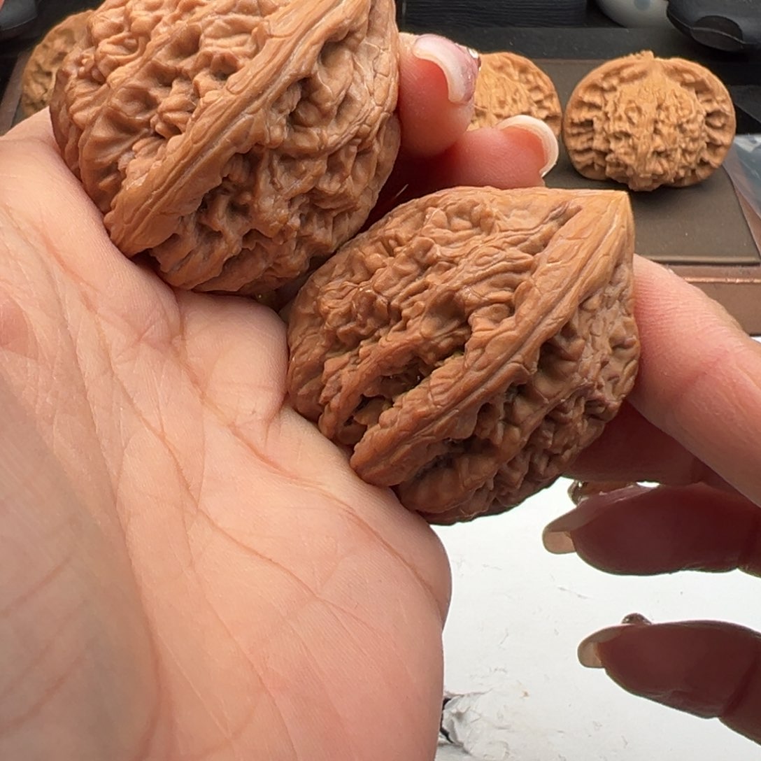 文玩核桃把件虎头王