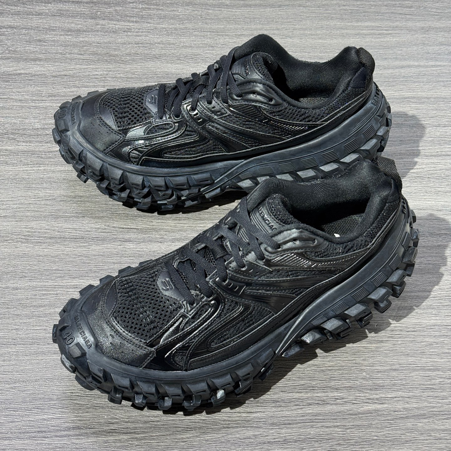95新 Balenciaga/巴黎世家 40码 轮胎鞋 黑色