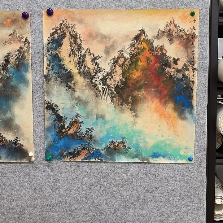 国画龙***修花鸟的翅膀是白色和