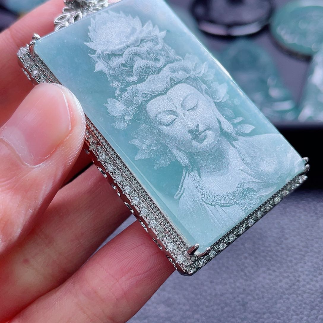 翡翠颈饰未镶嵌88888898