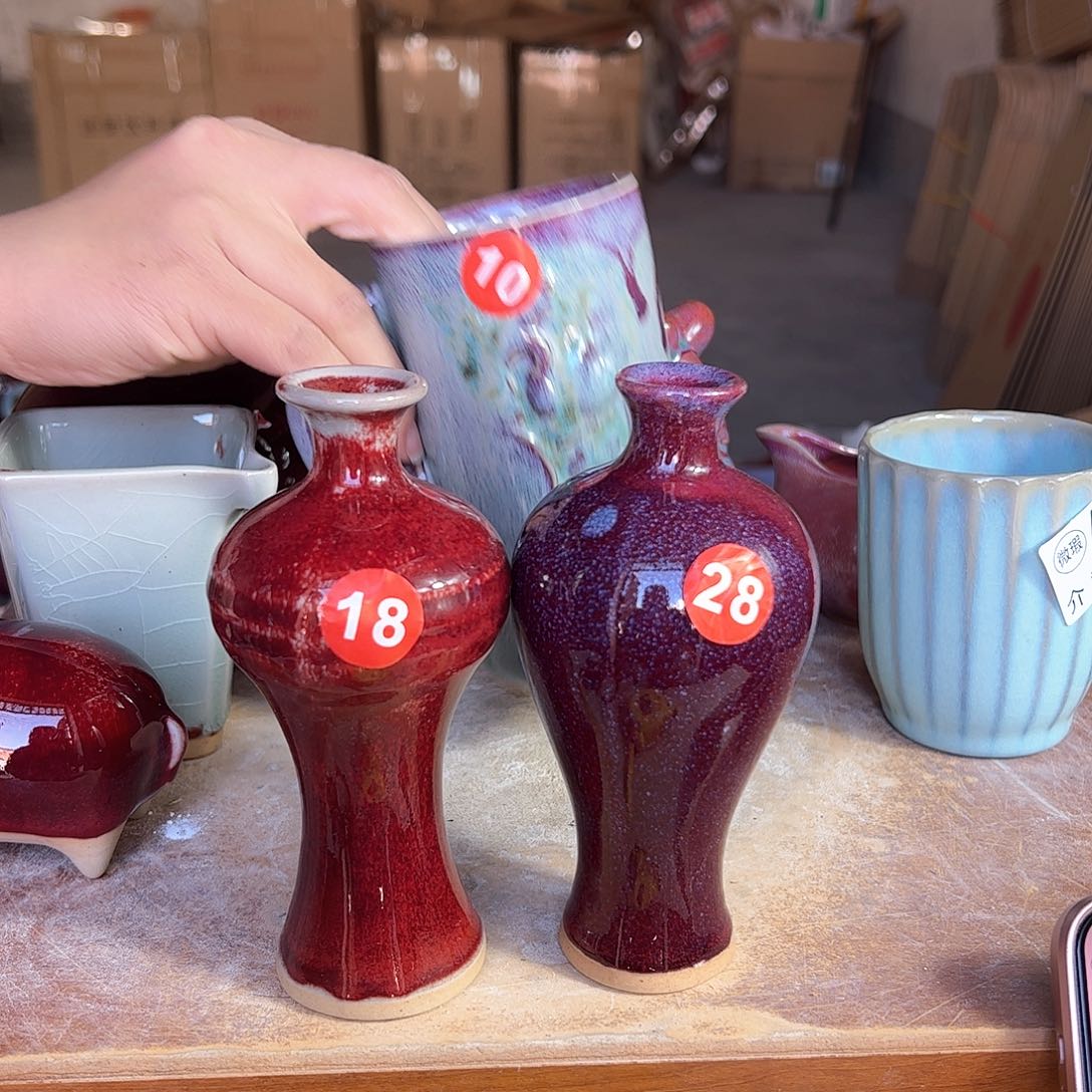 摆件郑家钧窑摆件微