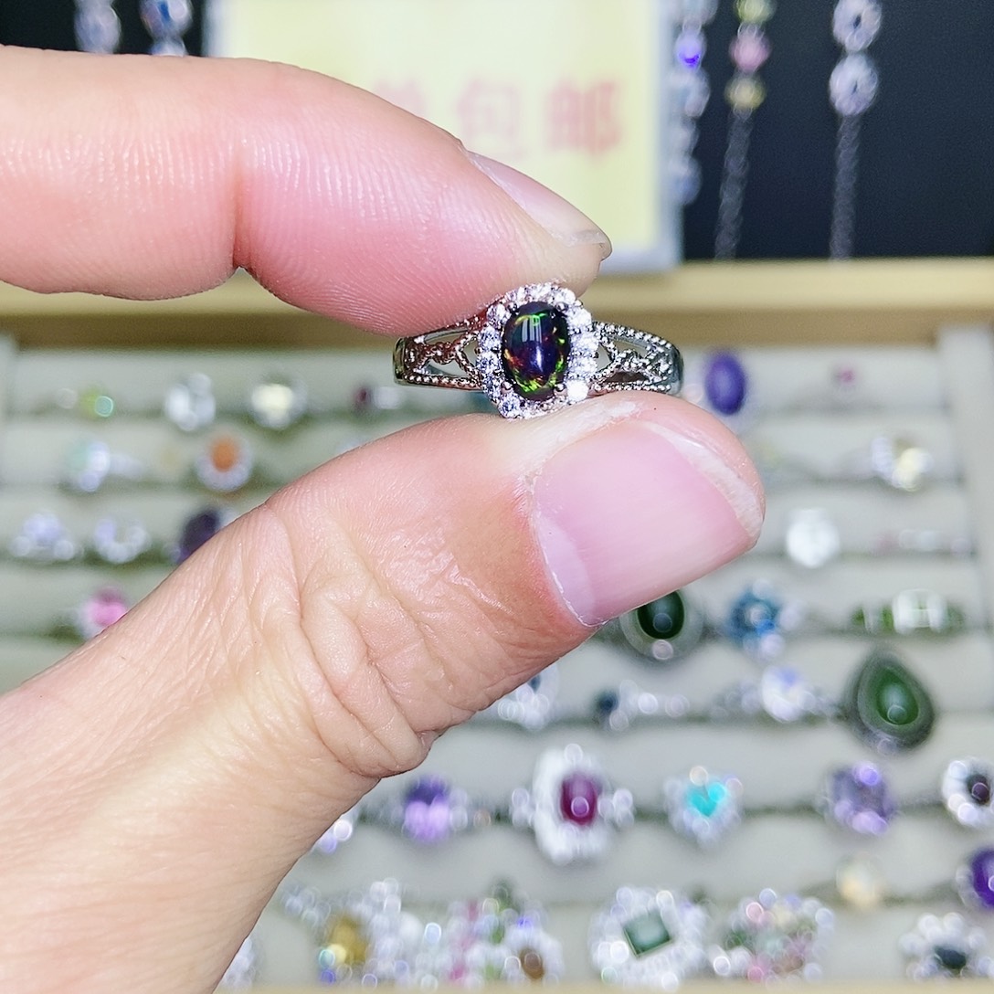 【闪购商品】未镶嵌欧泊戒指