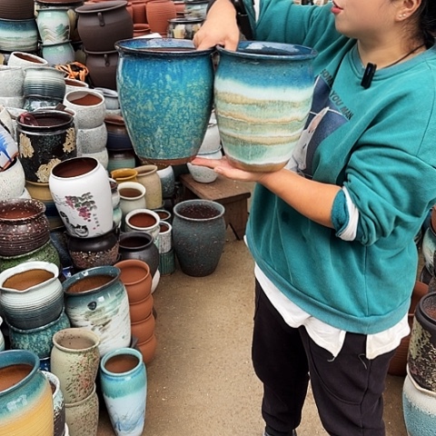 18口22高两个盆。 