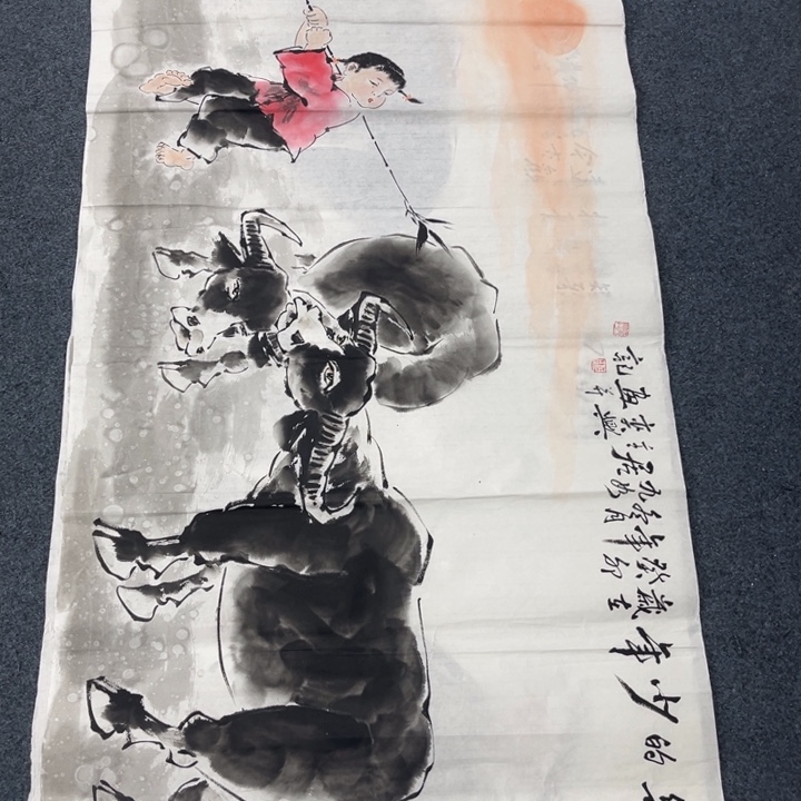 国画绘画手绘作品