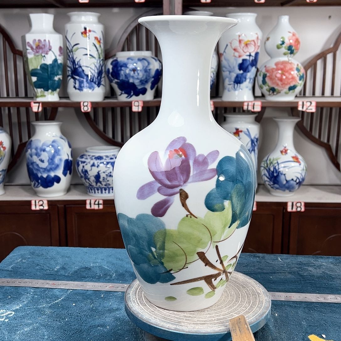 摆件景德镇陶瓷棒鸟