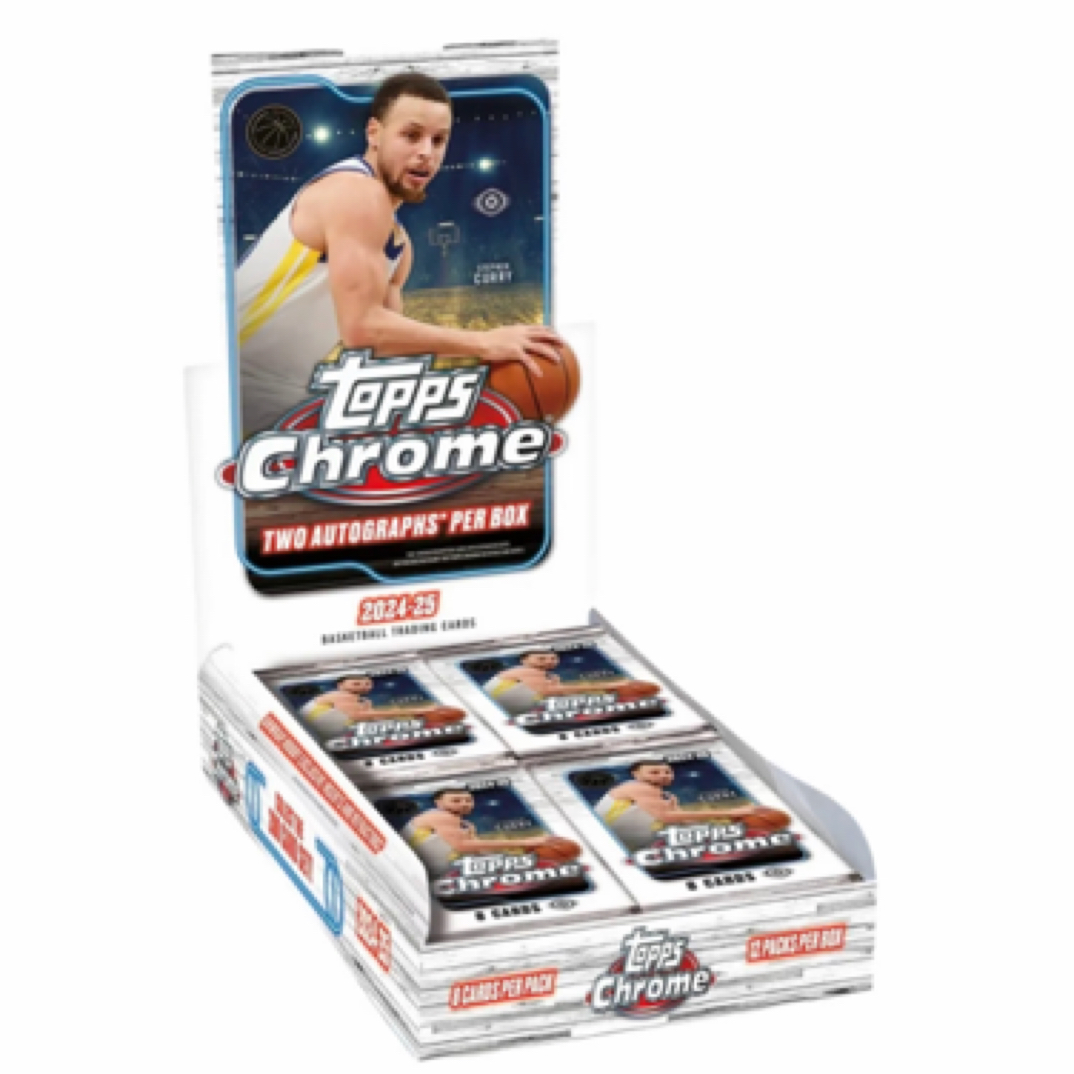 24-25 TOPPS CHROME Hobby TC 篮球 盲盒 球星卡 默认代拆