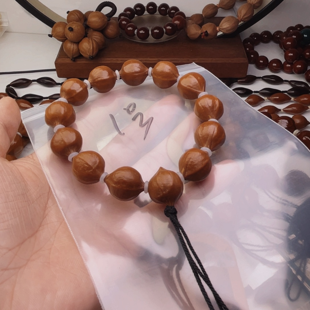 手串/手链橄榄核17尺寸老树铁核手串1号蜜桃臀