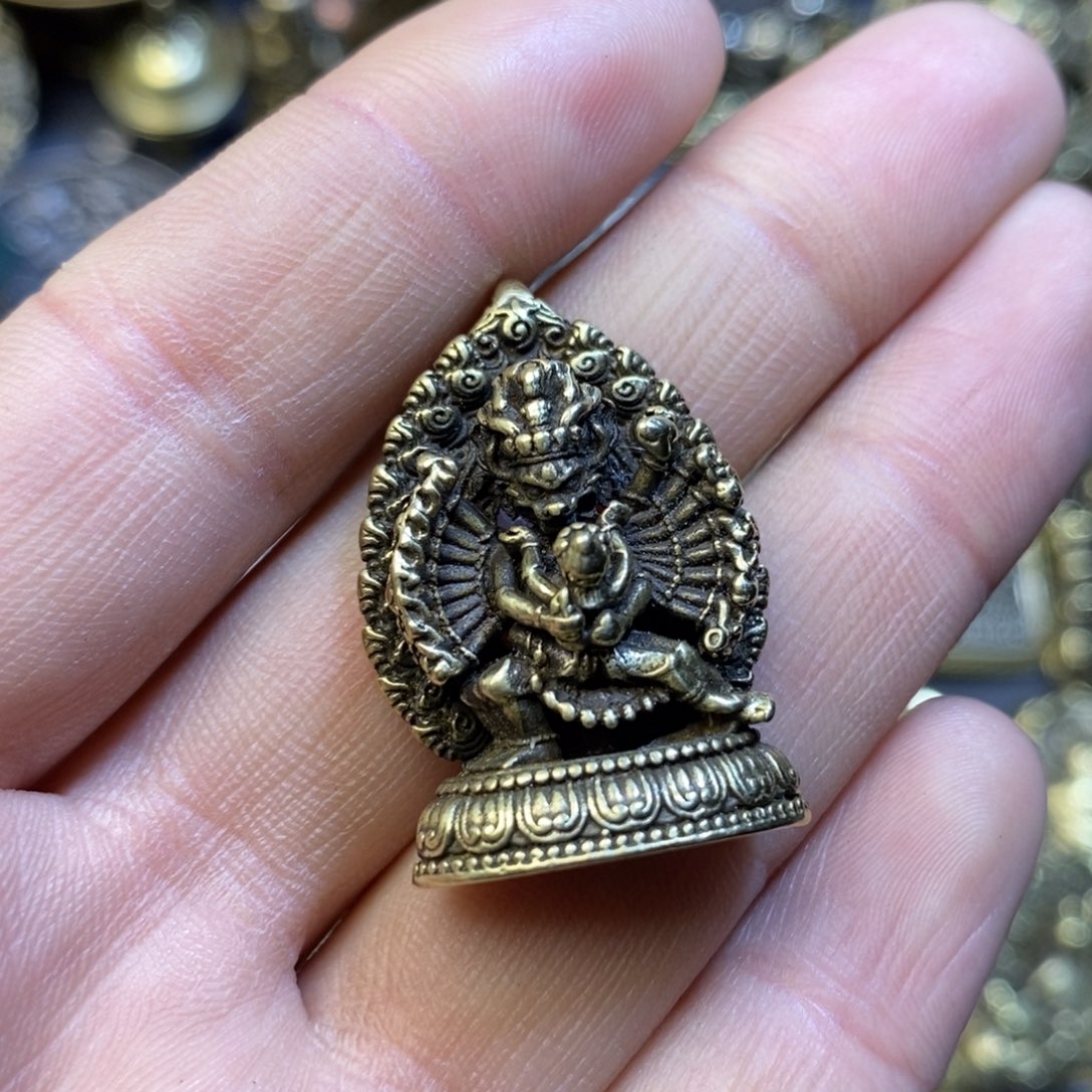 流***月藏式大威德金刚牌子