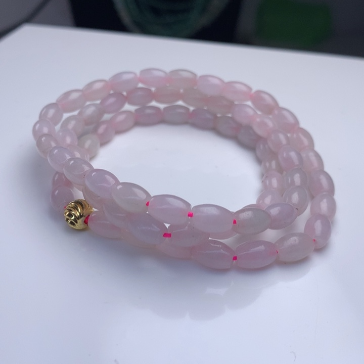 翡翠项链未镶嵌6.3mm！