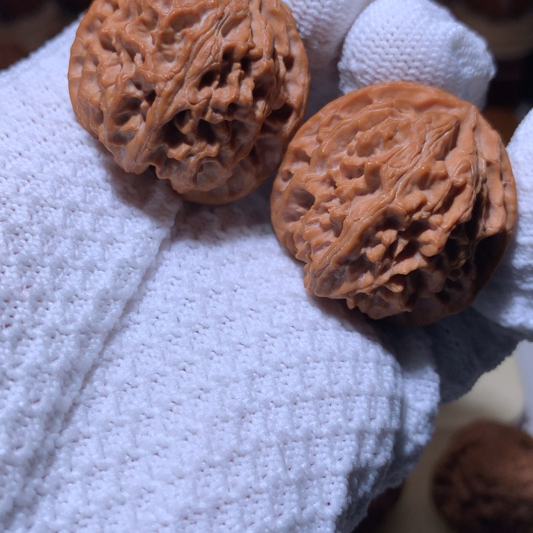 文玩核桃把件全品原装品果园