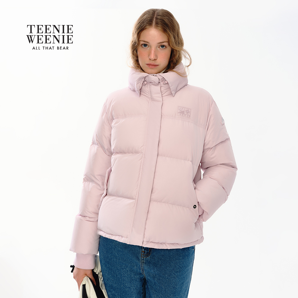 #【泡芙系列】TeenieWeenie羽绒服25冬色翻领保暖外套女TTJD258VCAK