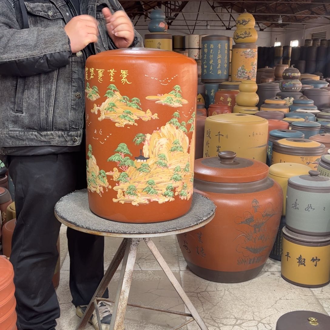 紫砂茶叶罐茶叶罐