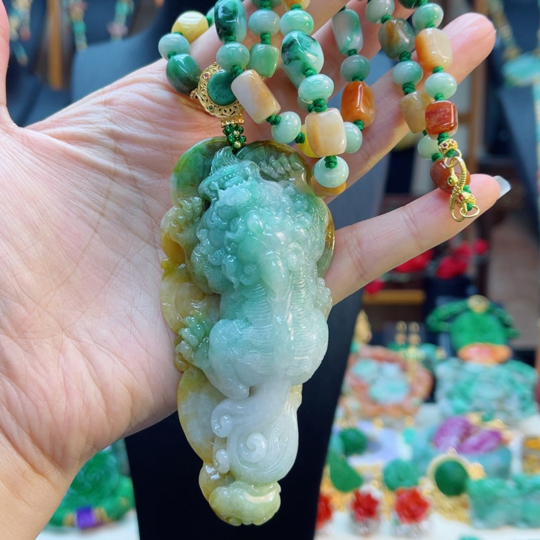 翡翠毛衣链未镶嵌48小时鉴赏期