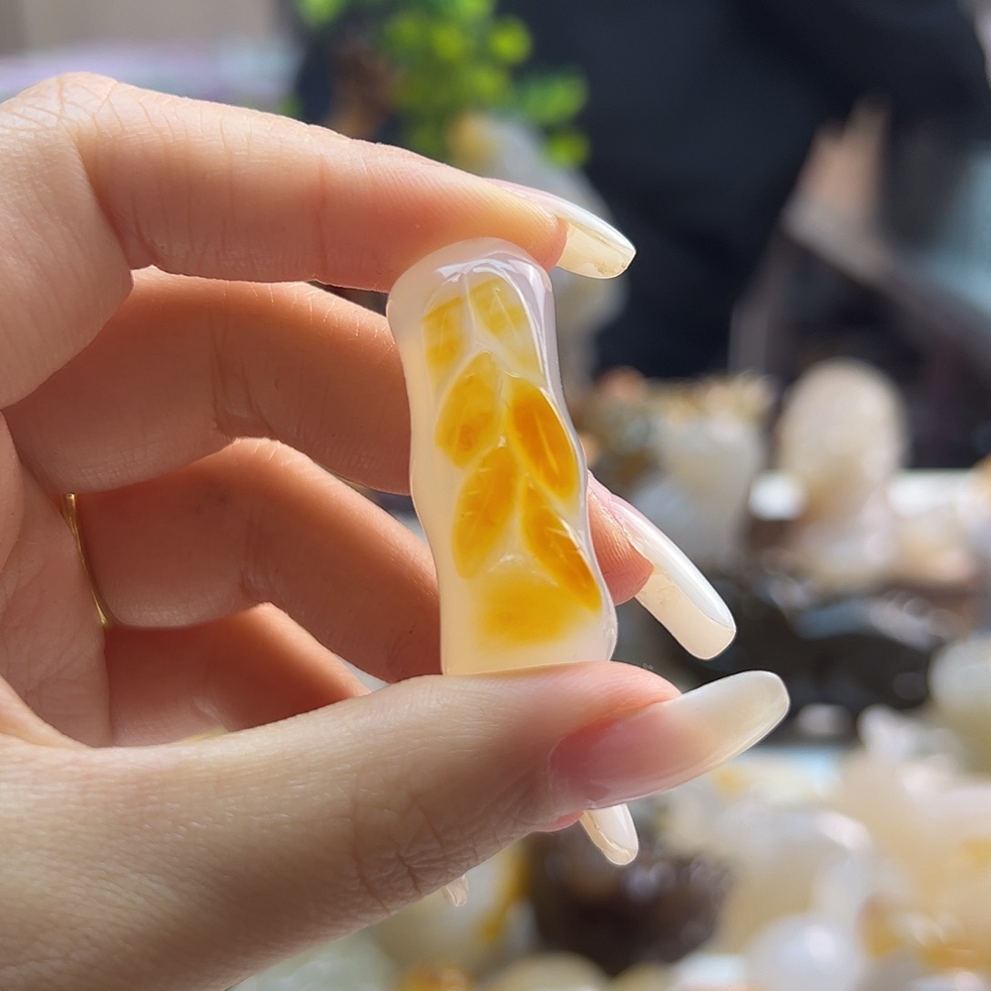 玛瑙/玉髓未镶嵌吊坠(不含链)