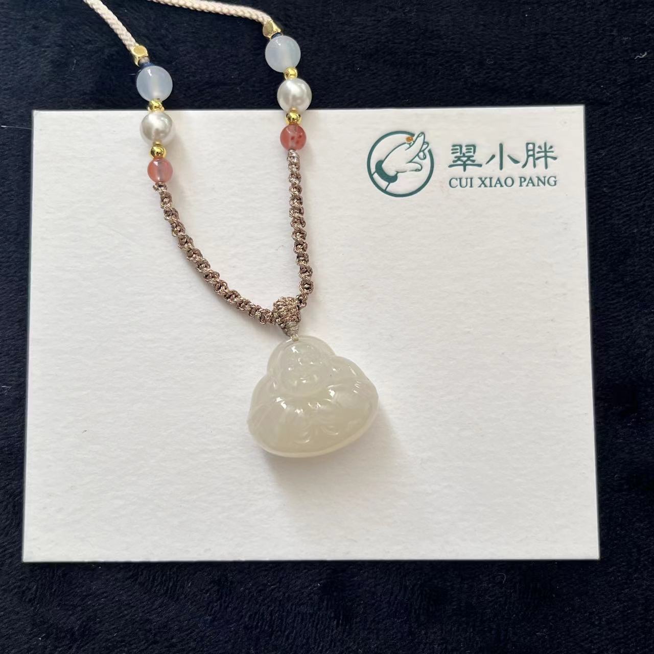 翠小胖三号店  大抱抱佛项链