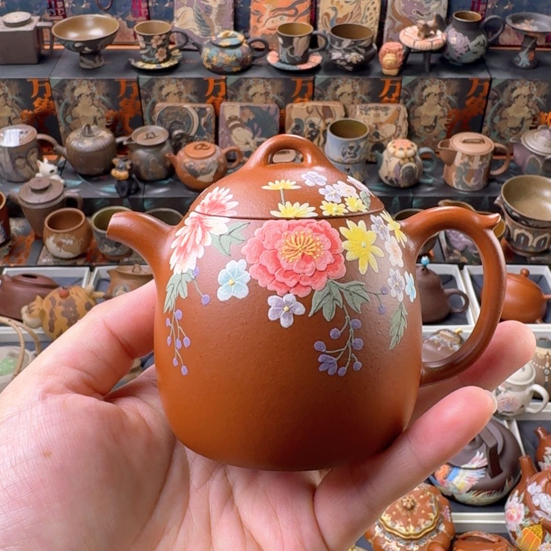 茶壶紫砂160ml原矿精工半手