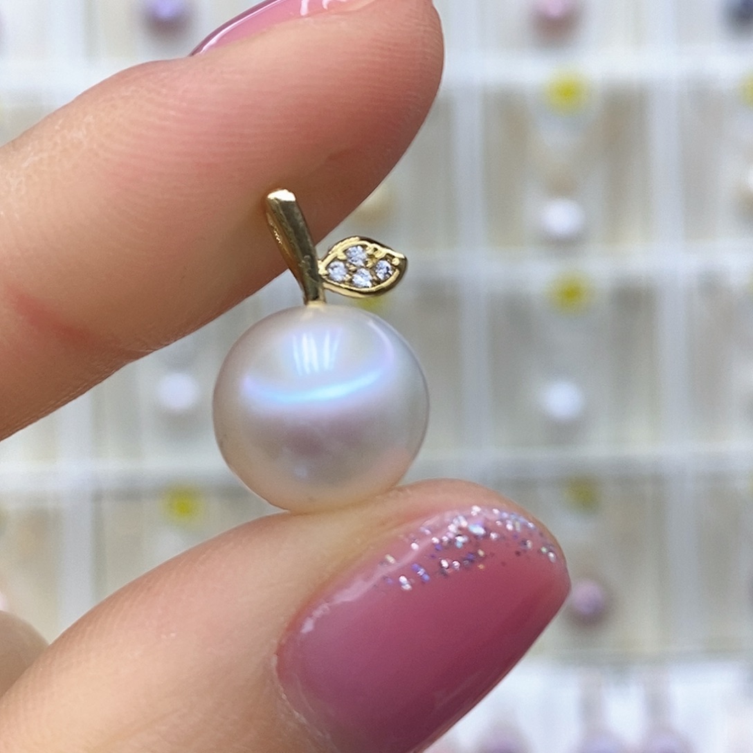 未镶嵌淡水珍珠吊坠(赠链)