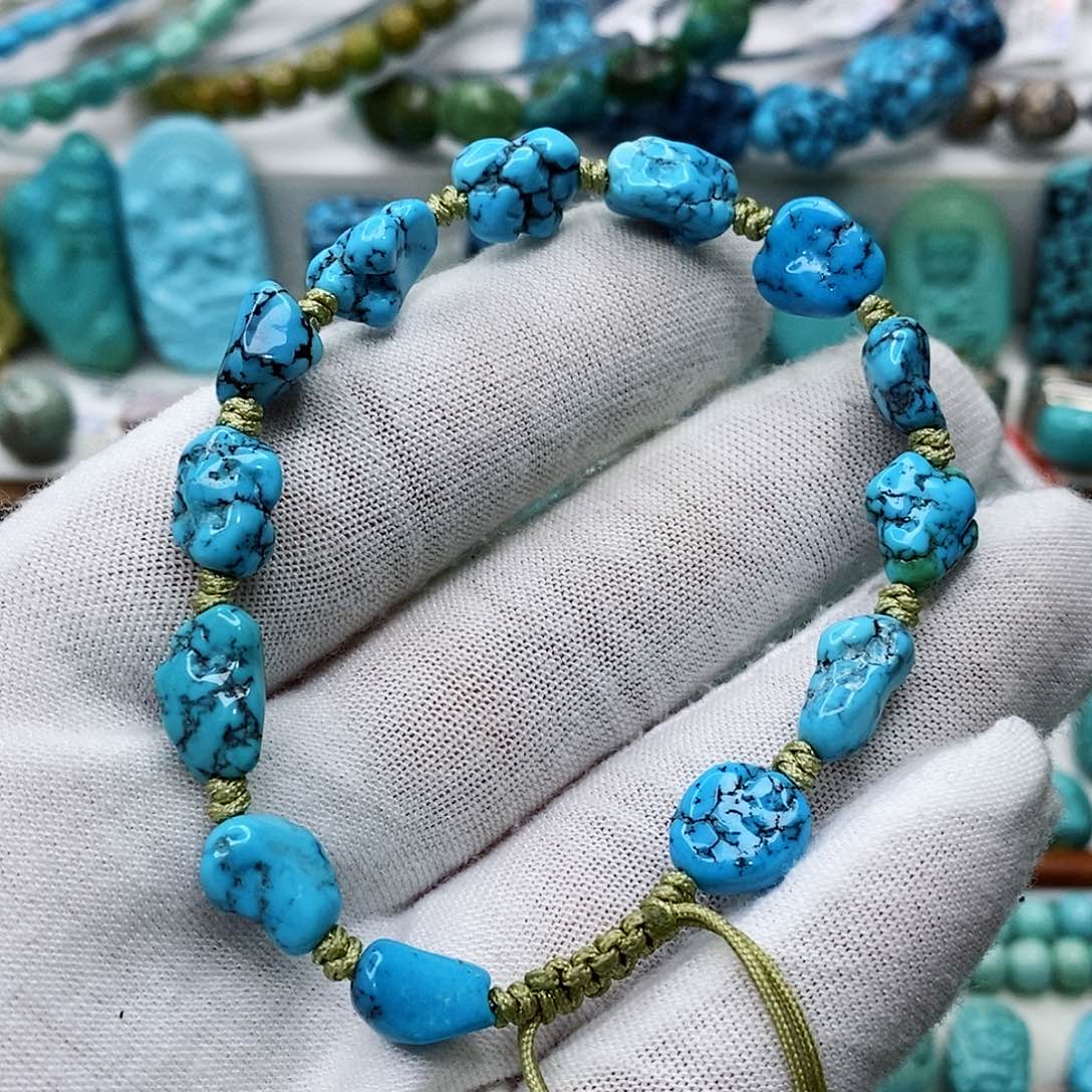 绿松石珠宝奇石未镶嵌